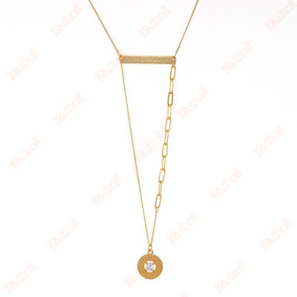 basic necklaces teardrop shape alloy